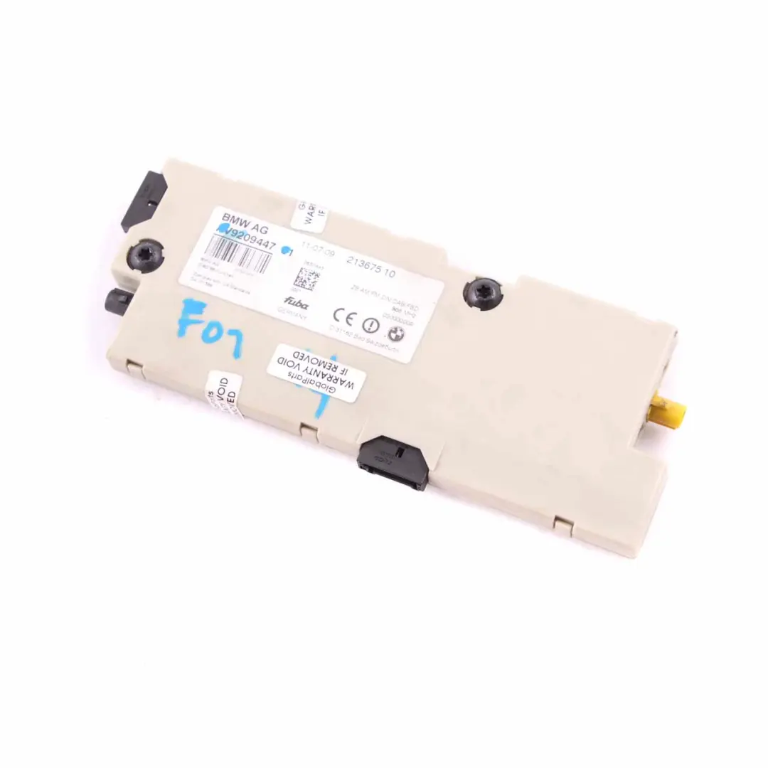 Antenna Amplifier BMW F01 Aeral Diversity 868 MHZ Control Unit FM DAB to with Part number 9209447 Antenna Amplifier BMW F01 Aeral Diversity 868 MHZ Control Unit FM DAB - SKU 9209447 - Part number 9209447