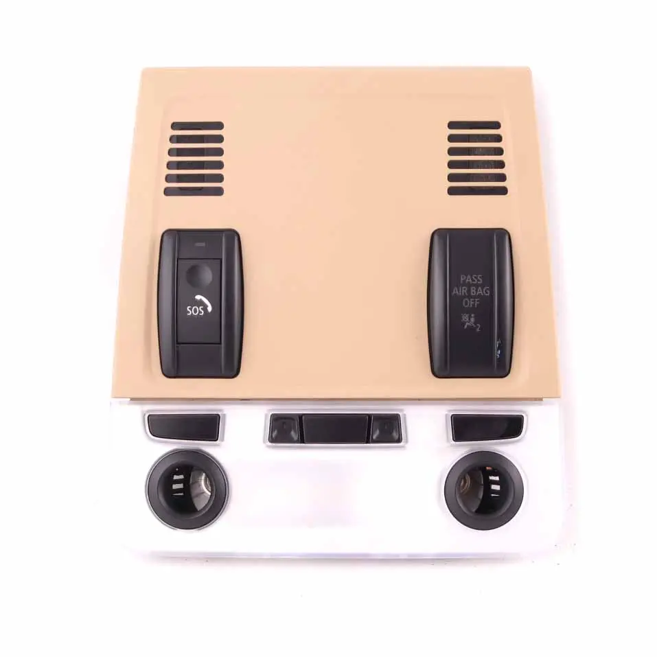 Roof Light BMW E81 E87 E90 Front Lamp Interior Panel Switch Unit Beige to with Part number 9209556 Roof Light BMW E81 E87 E90 Front Lamp Interior Panel Switch Unit Beige - SKU 9209556 - Part number 9209556