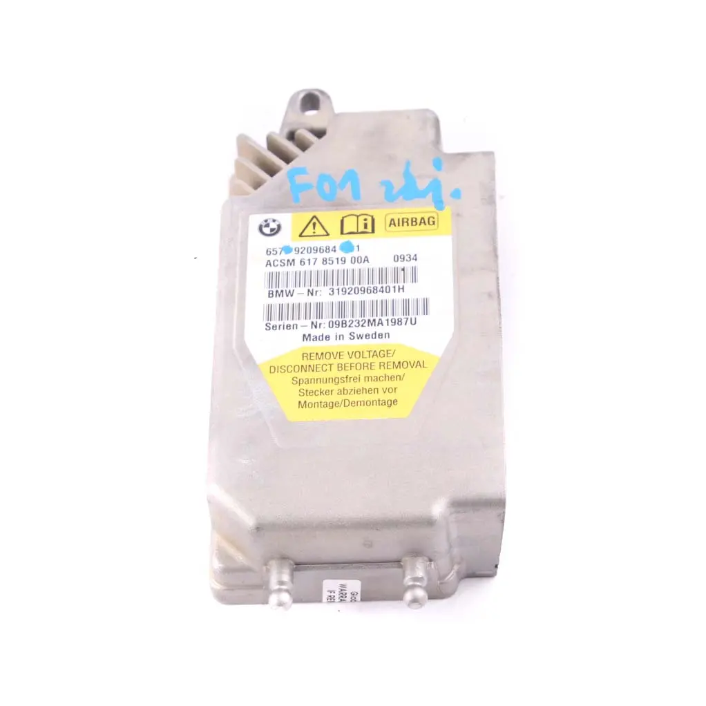 BMW F01 F02 F04 F07 ECU ICM Steuergerät Air Module Bag - SKU 9209684 - Teilenummer 9266328