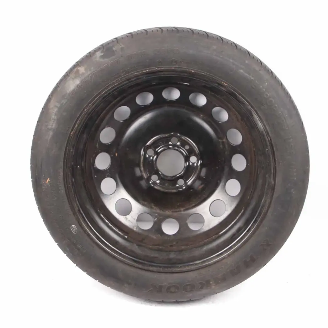 Spare Wheel Volvo S60 V70 S80 Compact Wheel Steel R17 Hankook 125/80 to with Part number 9209872 Spare Wheel Volvo S60 V70 S80 Compact Wheel Steel R17 Hankook 125/80 - SKU 9209872-1 - Part number 9209872