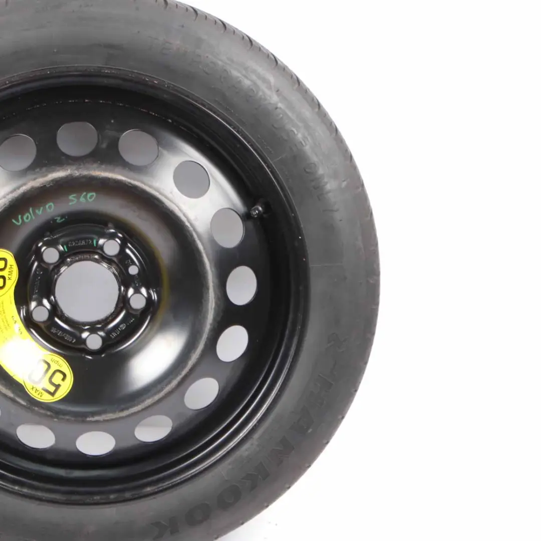  Spare Wheel Volvo S60 V70 S80 Compact Wheel Steel R17 Hankook 125/80 - SKU 9209872-1 - Part number 9209872