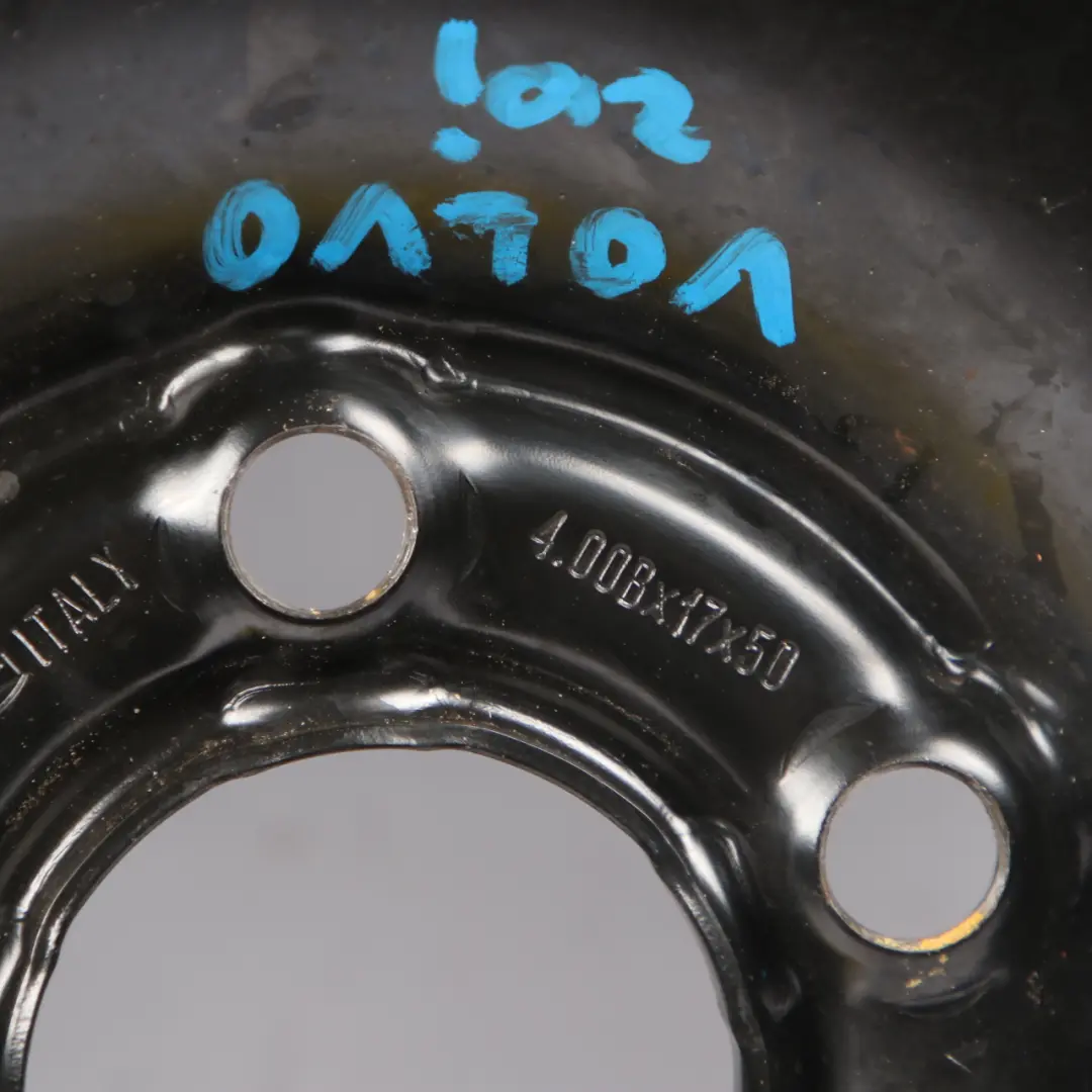 Spare Wheel Volvo S60 V70 S80 Compact Wheel Steel R17 Continental 125/80 to with Part number 9209872 Spare Wheel Volvo S60 V70 S80 Compact Wheel Steel R17 Continental 125/80 - SKU 9209872 - Part number 9209872