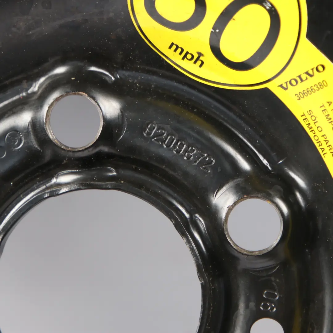  Spare Wheel Volvo S60 V70 S80 Compact Wheel Steel R17 Continental 125/80 - SKU 9209872 - Part number 9209872