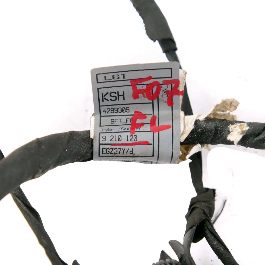 Puerta Cableado Mazo de cables para BMW F07 GT con número de pieza 9210120 BMW F07 GT Puerta Cableado Mazo de cables - SKU 9210120 - Número de pieza 9210120