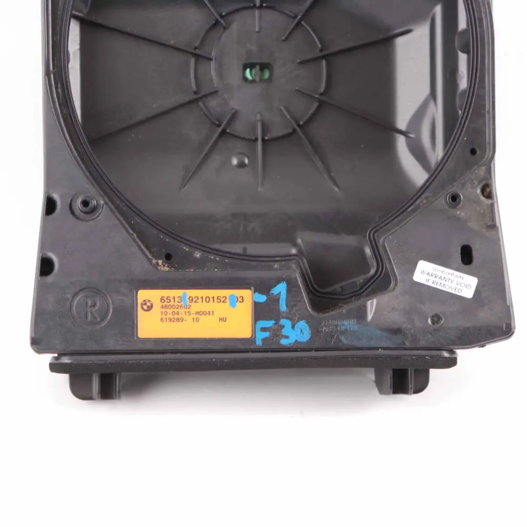 Speaker Holder Bracket BMW F30 F31 F32 1 Central Bass Cover Right O/S to with Part number 9210152 Speaker Holder Bracket BMW F30 F31 F32 1 Central Bass Cover Right O/S - SKU 9210152-1 - Part number 9210152