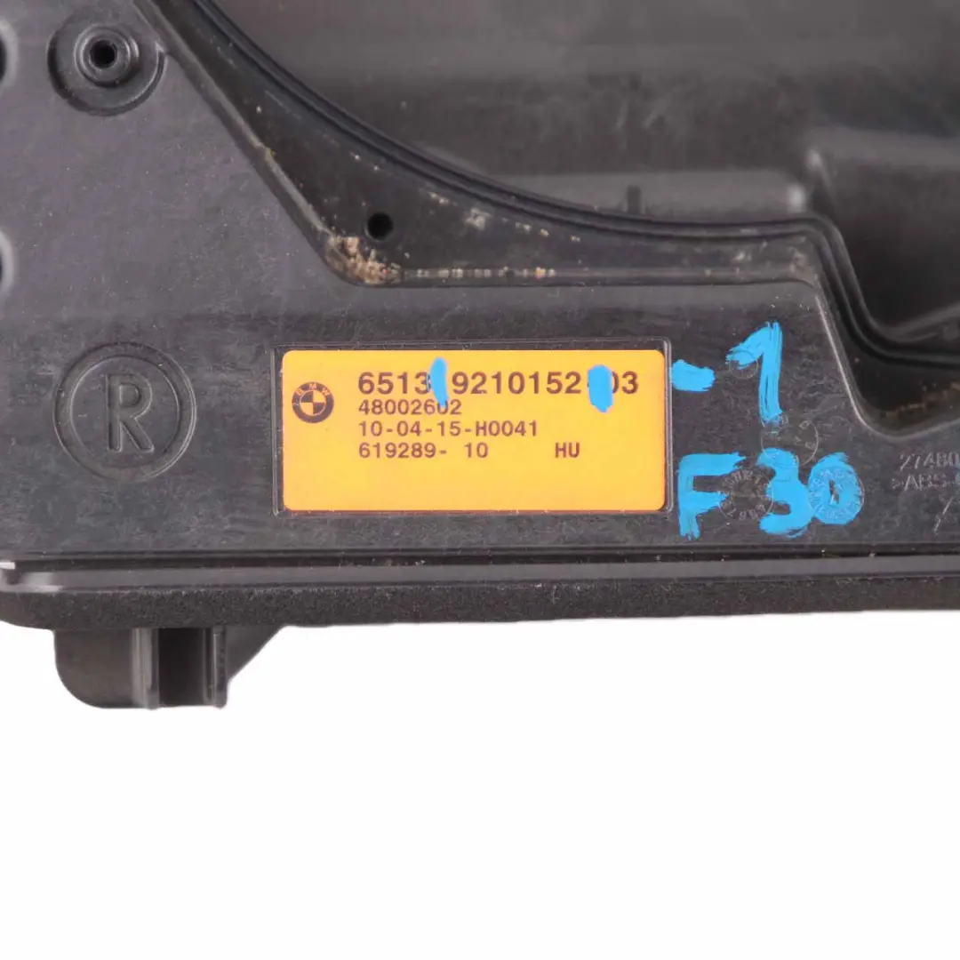  Speaker Holder Bracket BMW F30 F31 F32 1 Central Bass Cover Right O/S - SKU 9210152-1 - Part number 9210152