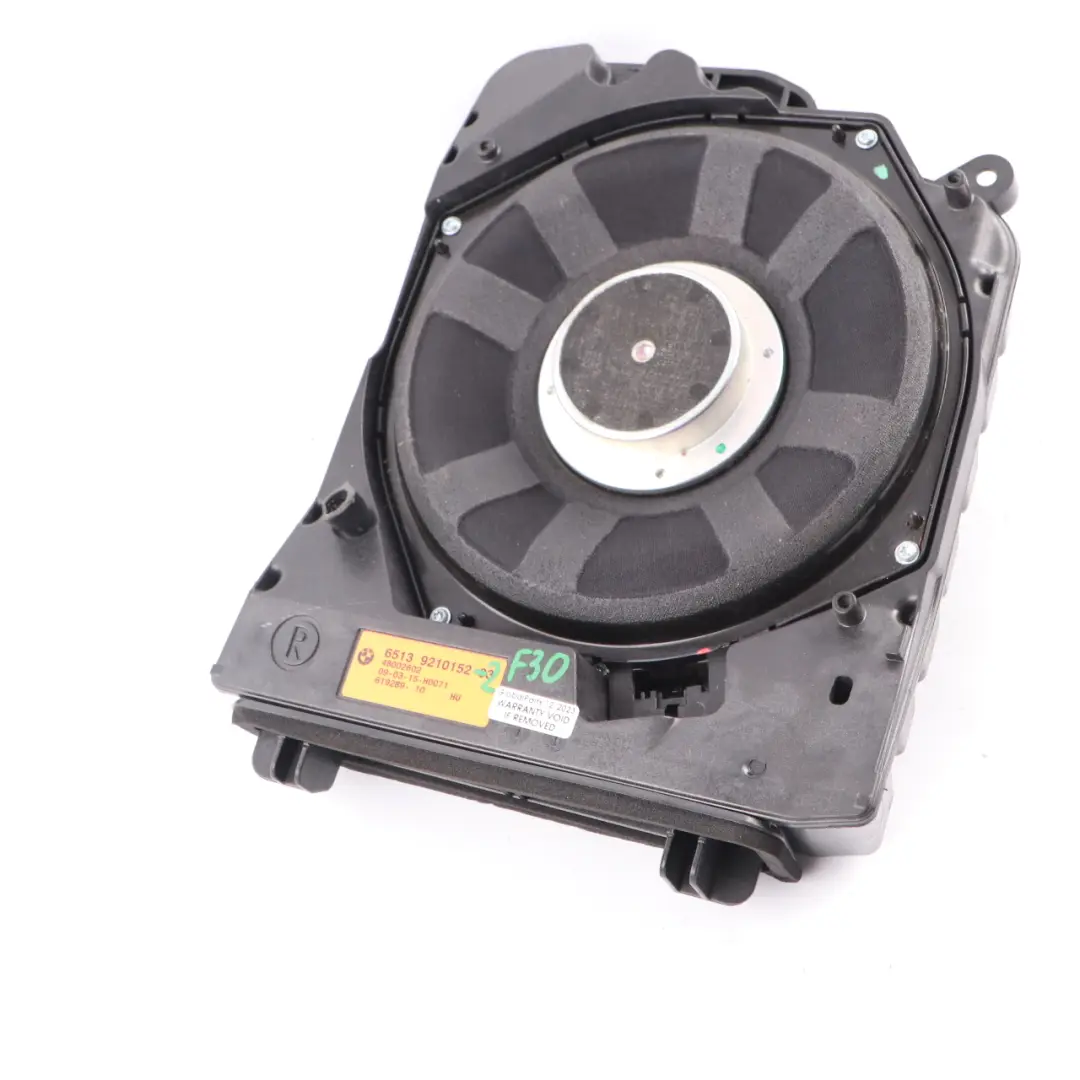 BMW F30 F31 F32 Altavoz central graves Subwoofer Harman Kardon Derecho - SKU 9210152-2 - Número de pieza 9210152