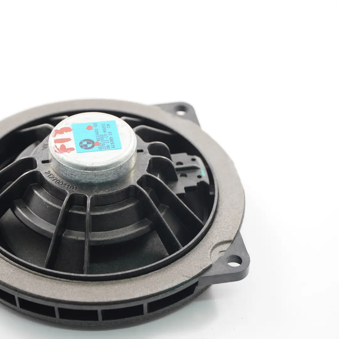 Haut-parleur avant BMW F12 F13 Porte Gauche Droite HIFI Audio Mid Range pour à propos du numéro de pièce 9210451 Haut-parleur avant BMW F12 F13 Porte Gauche Droite HIFI Audio Mid Range - SKU 9210451 - Numéro de pièce 9210451