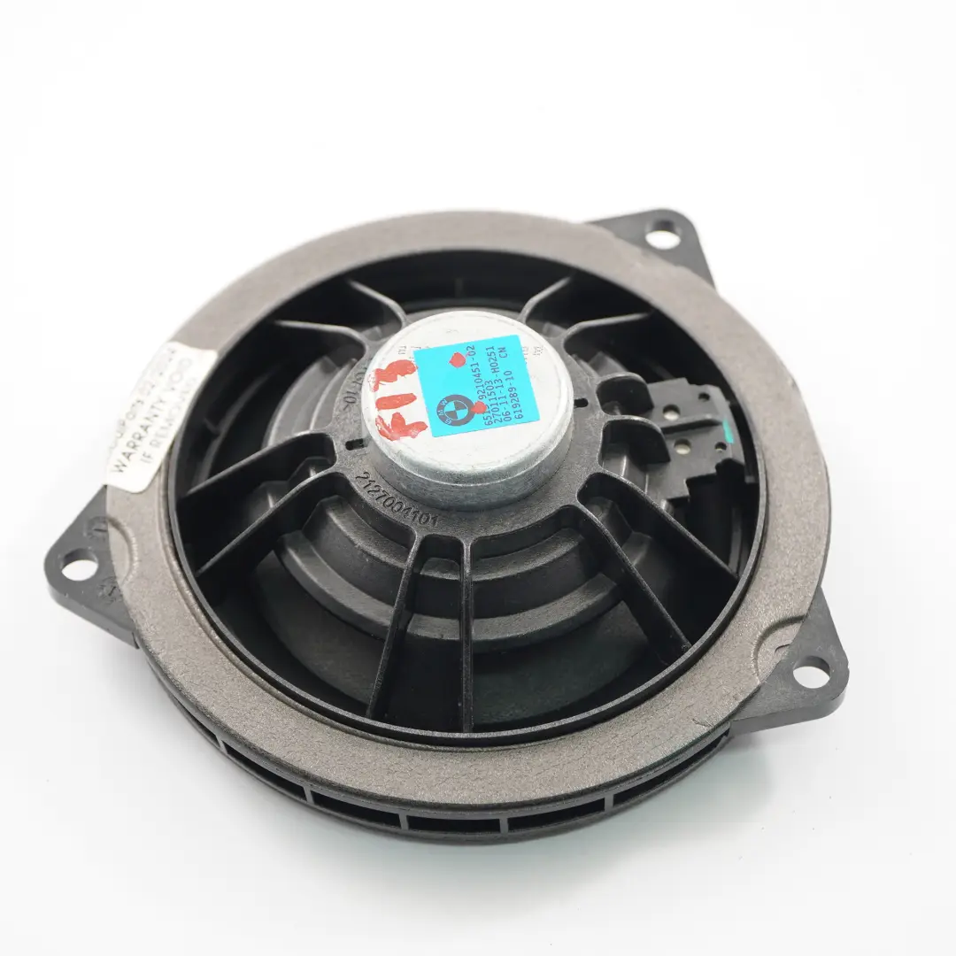  Front Speaker BMW F12 F13 Door Left Right N/O/S HIFI Audio Mid Range - SKU 9210451 - Part number 9210451