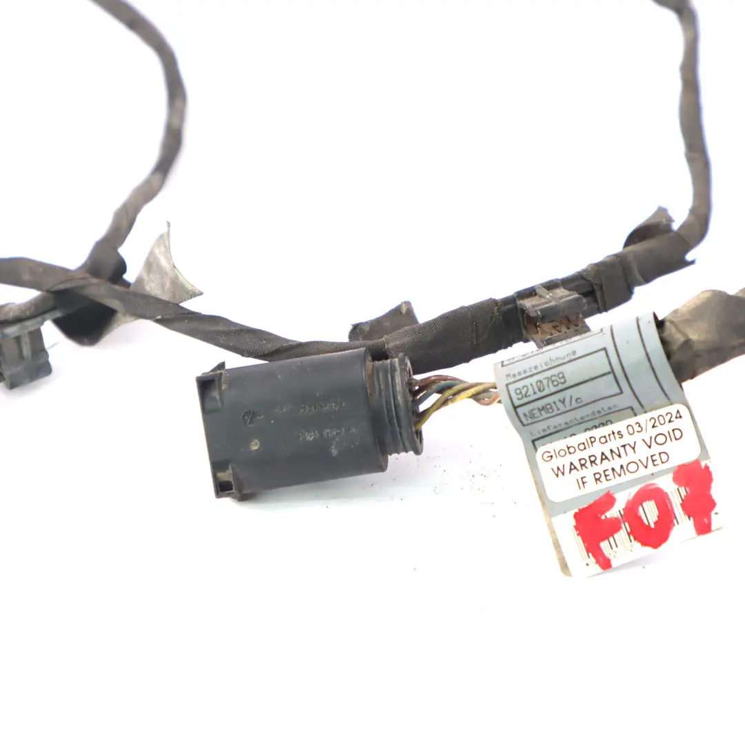 Parking Sensor Câblage BMW F07 Faisceau de câbles PDC pare-chocs avant - SKU 9210770 - Numéro de pièce 9210770