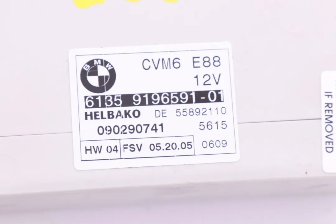  *BMW 1 Reihe E88 Cabrio Verdeck Steuergerät Modul CVM6 - SKU 9211494 - Teilenummer 9211494