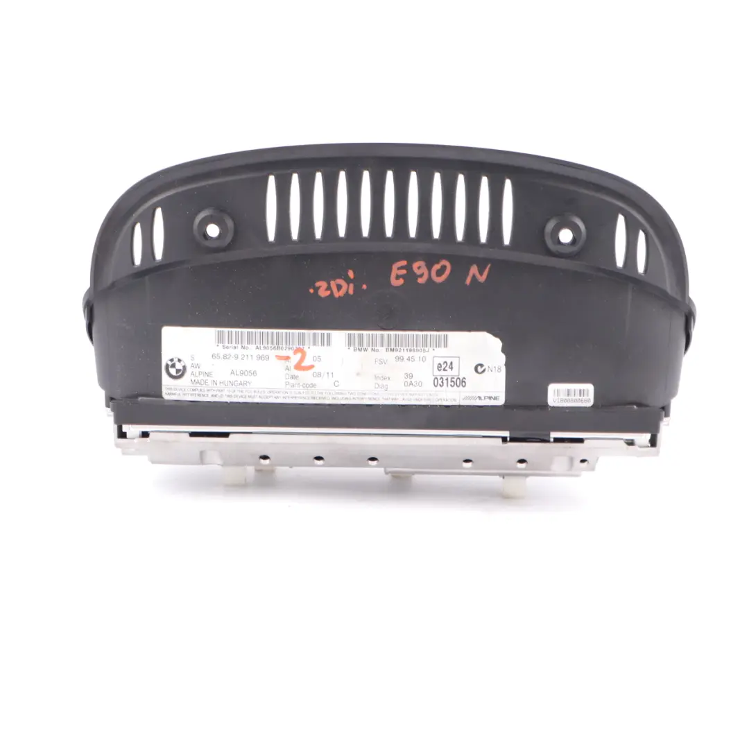  Bildschirm BMW E60 E61 E90 E91 LCI 8,8" Armaturen Brett Monitor Navi - SKU 9211969-2 - Teilenummer 9211969