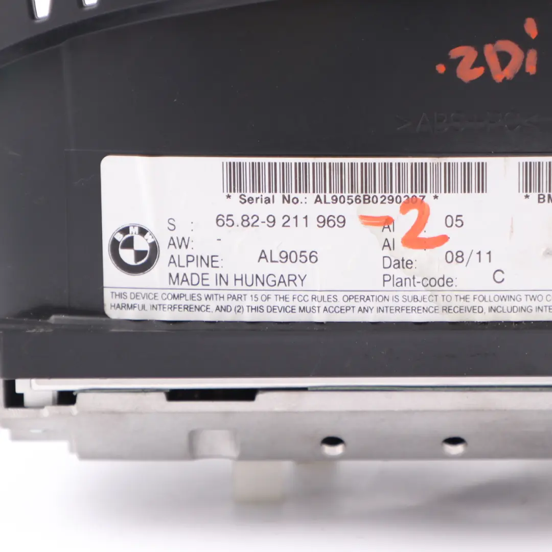  Schermo BMW E60 E61 E90 E91 LCI 8,8" Monitor Cruscotto Navigatore - SKU 9211969-2 - Numero di parte 9211969