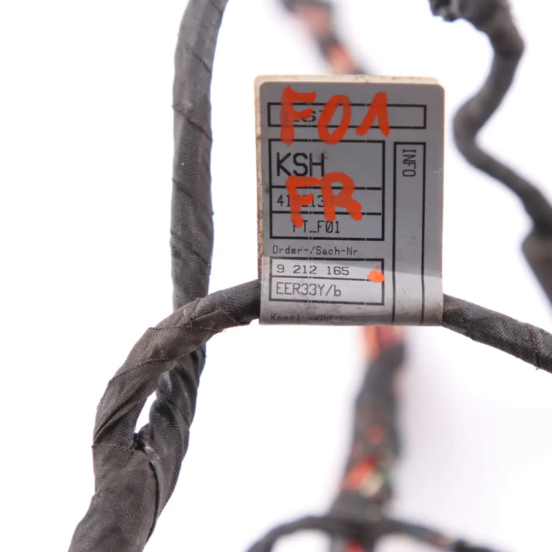 Door Cable BMW F01 F02 Front Right O/S Wiring Loom Harness to with Part number 9212165 Door Cable BMW F01 F02 Front Right O/S Wiring Loom Harness - SKU 9212165 - Part number 9212165