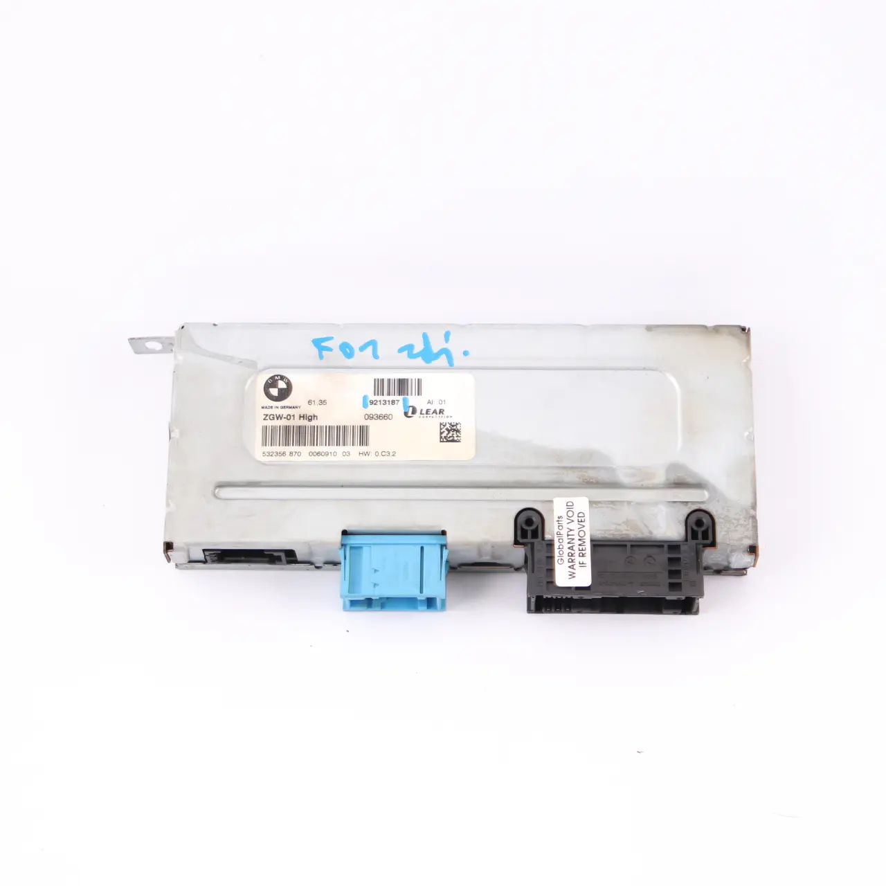 Unidad control carrocería BMW F10 F11 F12 Módulo ZGW-01 Central Alta 9213187