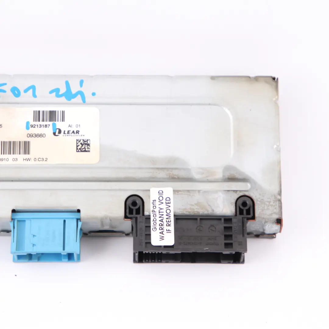  Karosserie Steuergerät BMW F10 F11 F12 Modul ZGW-01 Zentrales Gateway - SKU 9213187 - Teilenummer 9213187