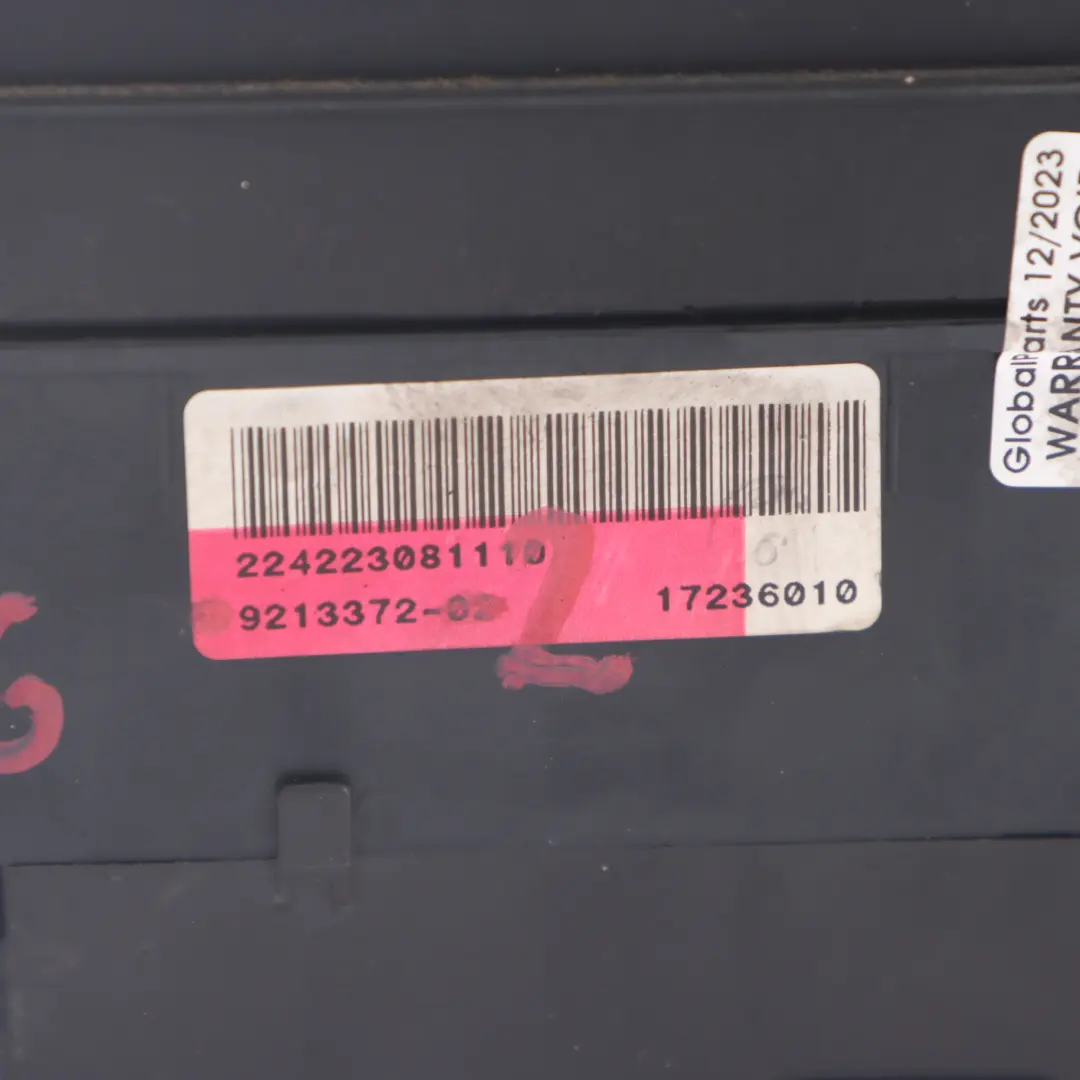 Mini R55 R56 R58 R59 R60 Boîte à fusibles Relais Système électrique Distribution - SKU 9213372-2 - Numéro de pièce 9213372