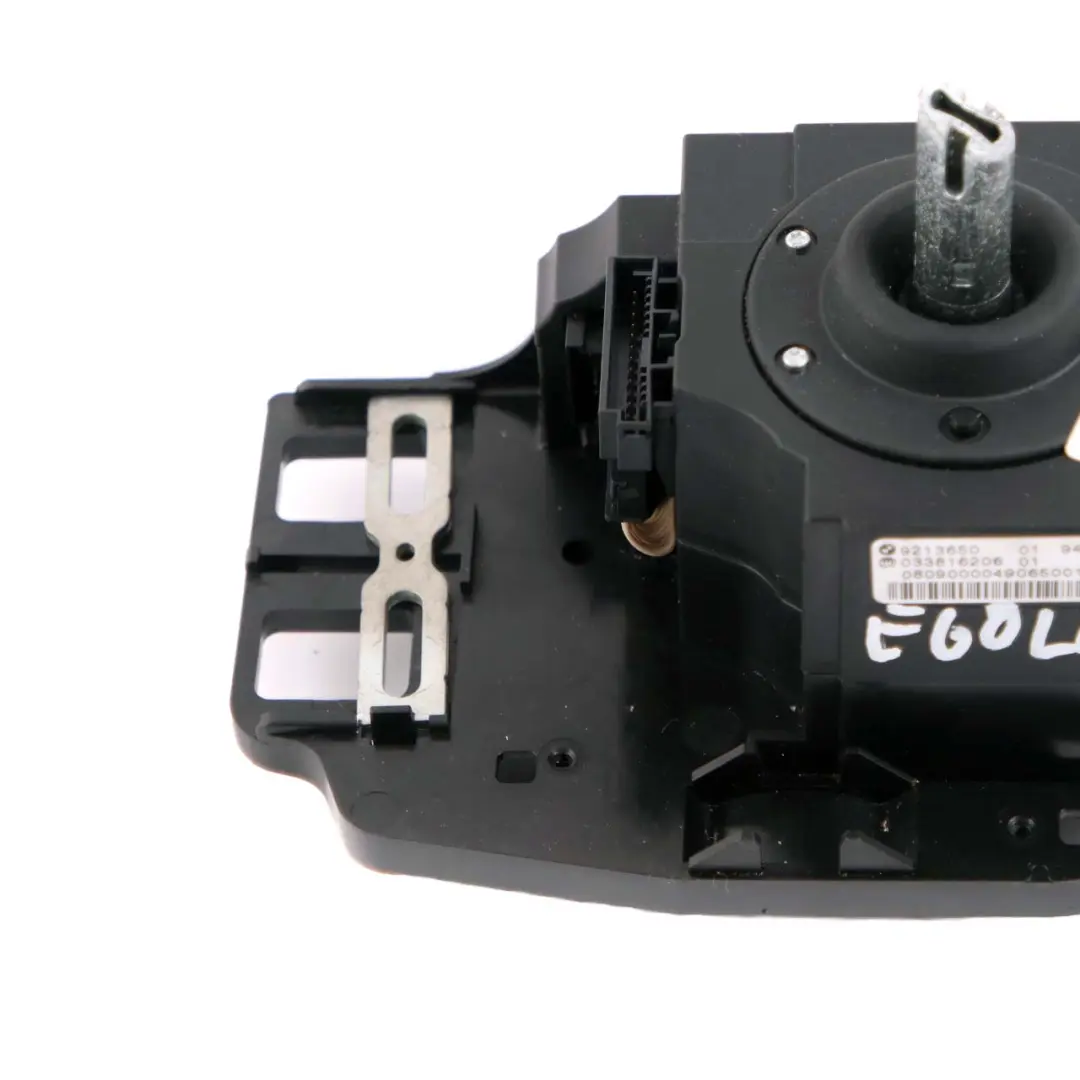 Steptronic Selector BMW E60 E61 E63 LCI Gear Knob Shifting Module Unit to with Part number 9213650 Steptronic Selector BMW E60 E61 E63 LCI Gear Knob Shifting Module Unit - SKU 9213650 - Part number 9213650
