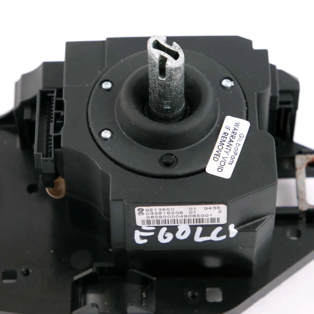 Steptronic Selector BMW E60 E61 E63 LCI Gear Knob Shifting Module Unit to with Part number 9213650 Steptronic Selector BMW E60 E61 E63 LCI Gear Knob Shifting Module Unit - SKU 9213650 - Part number 9213650