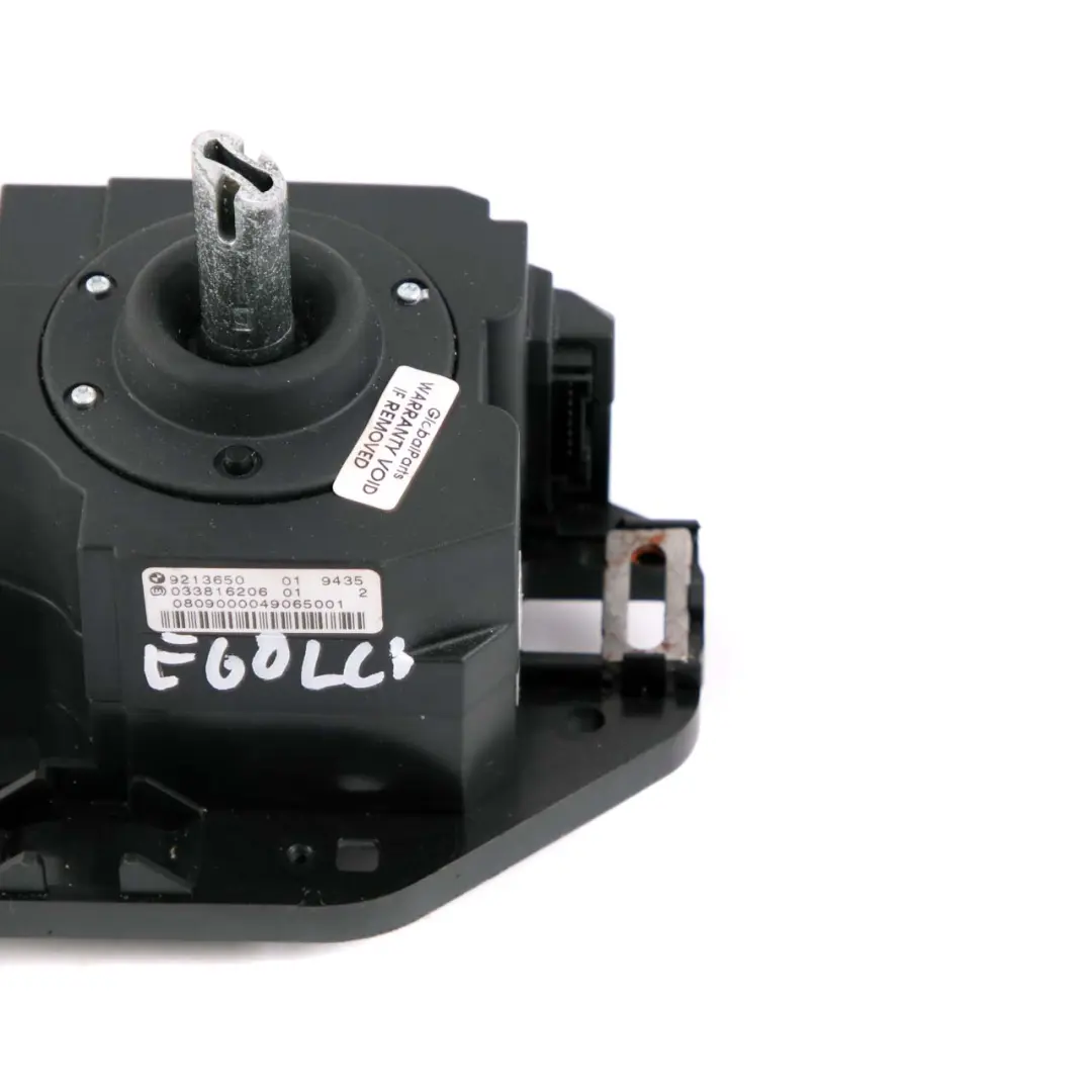 Steptronic Selector BMW E60 E61 E63 LCI Gear Knob Shifting Module Unit to with Part number 9213650 Steptronic Selector BMW E60 E61 E63 LCI Gear Knob Shifting Module Unit - SKU 9213650 - Part number 9213650