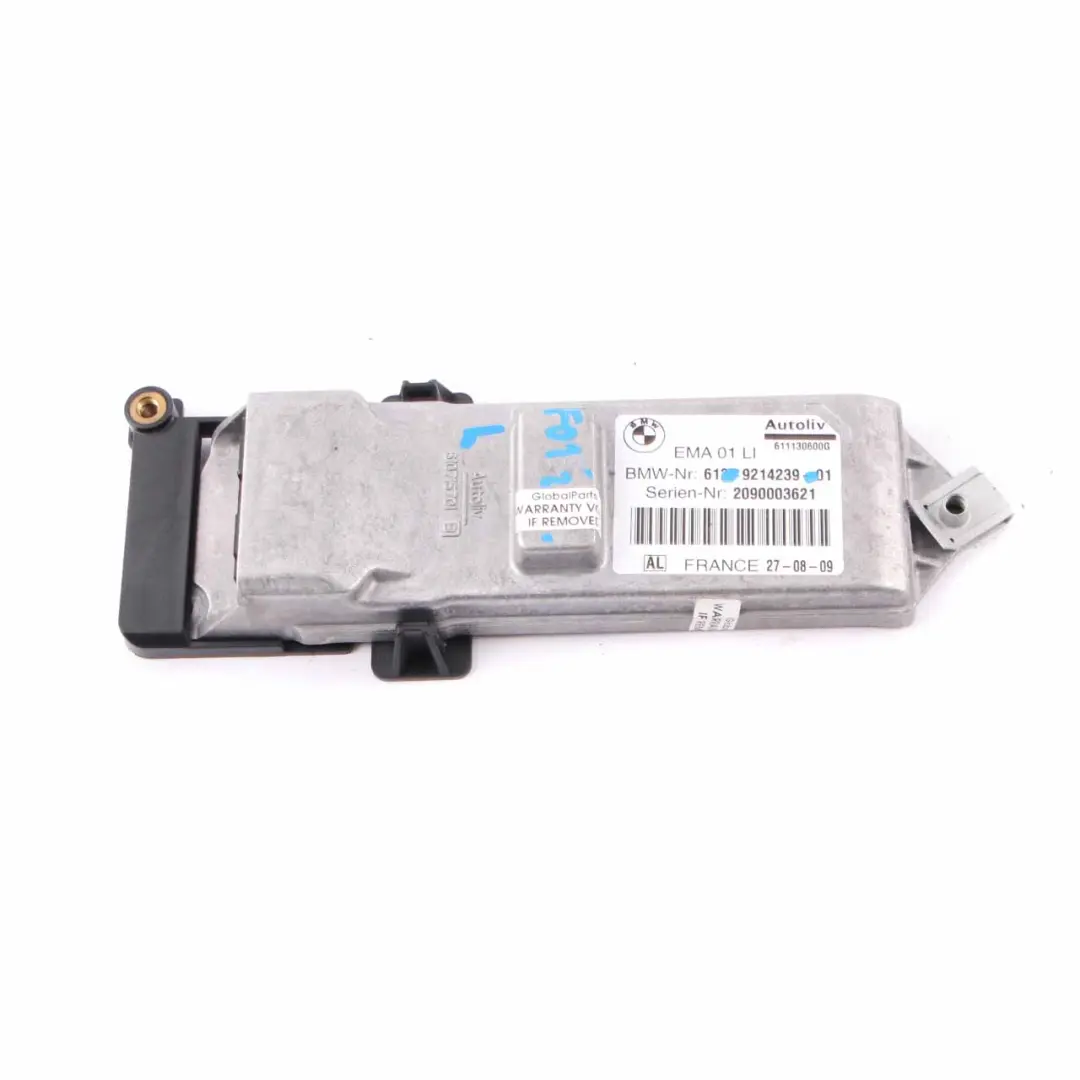 Belt Retractor BMW F01 F02 EMA Front Left Control Unit Air Module Bag to with Part number 9214239 Belt Retractor BMW F01 F02 EMA Front Left Control Unit Air Module Bag - SKU 9214239 - Part number 9214239