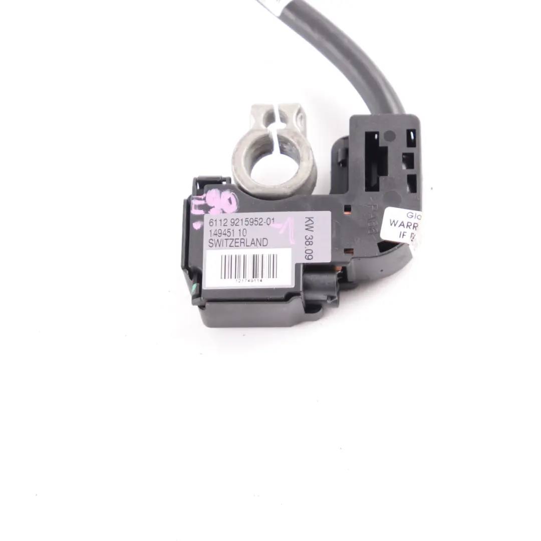 BMW E90 E91 E92 E93 Cable Negativo Bateria Menos Polo IBS - SKU 9215952-1 - Número de pieza 9215952