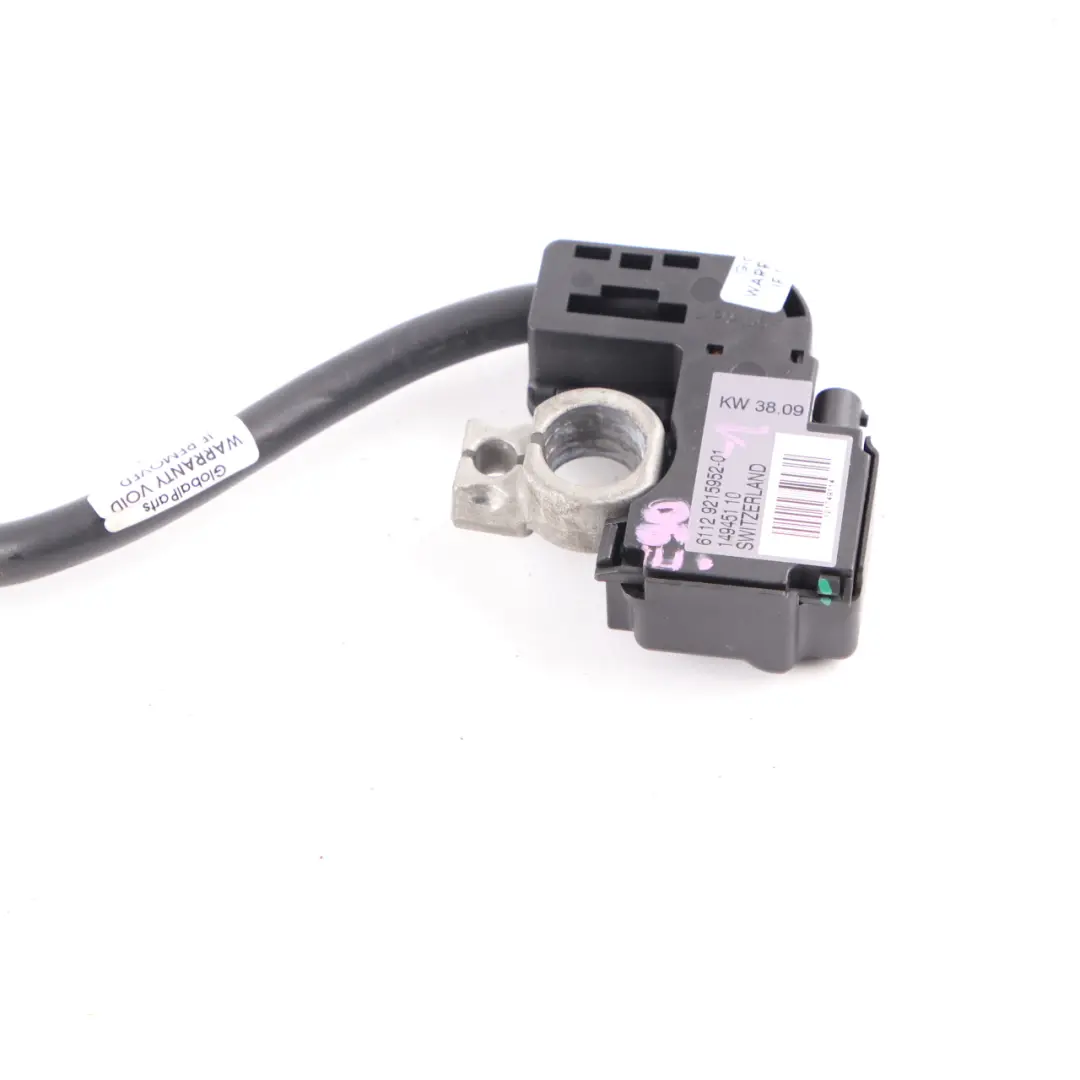 BMW E90 E91 E92 E93 Cable Negativo Bateria Menos Polo IBS - SKU 9215952-1 - Número de pieza 9215952