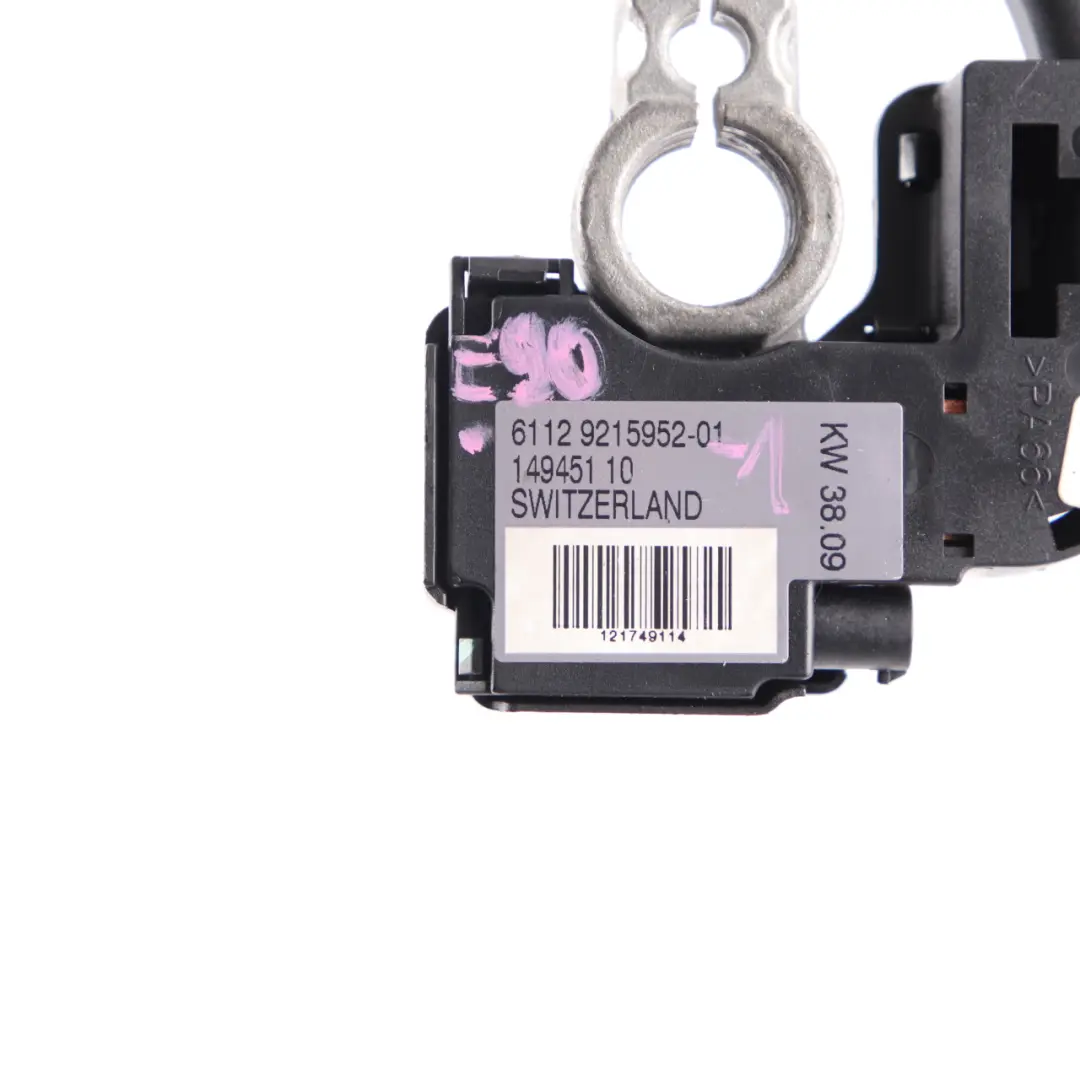 BMW E90 E91 E92 E93 Cable Negativo Bateria Menos Polo IBS - SKU 9215952-1 - Número de pieza 9215952