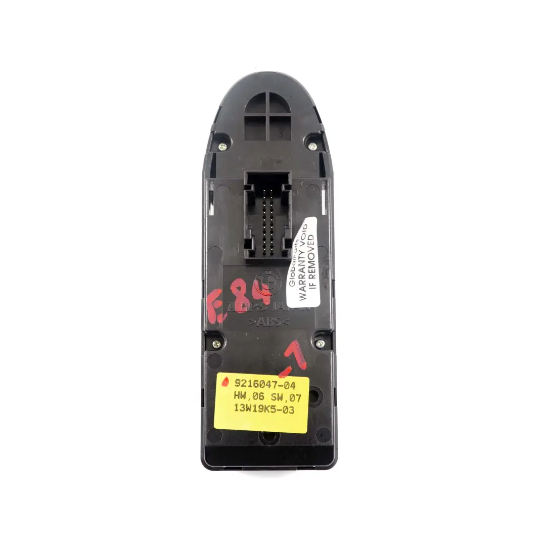 BMW X1 E84 Przełącznik Panel Sterowania Szyb Czarny - SKU 9216047-1 - Numer Części 9216047