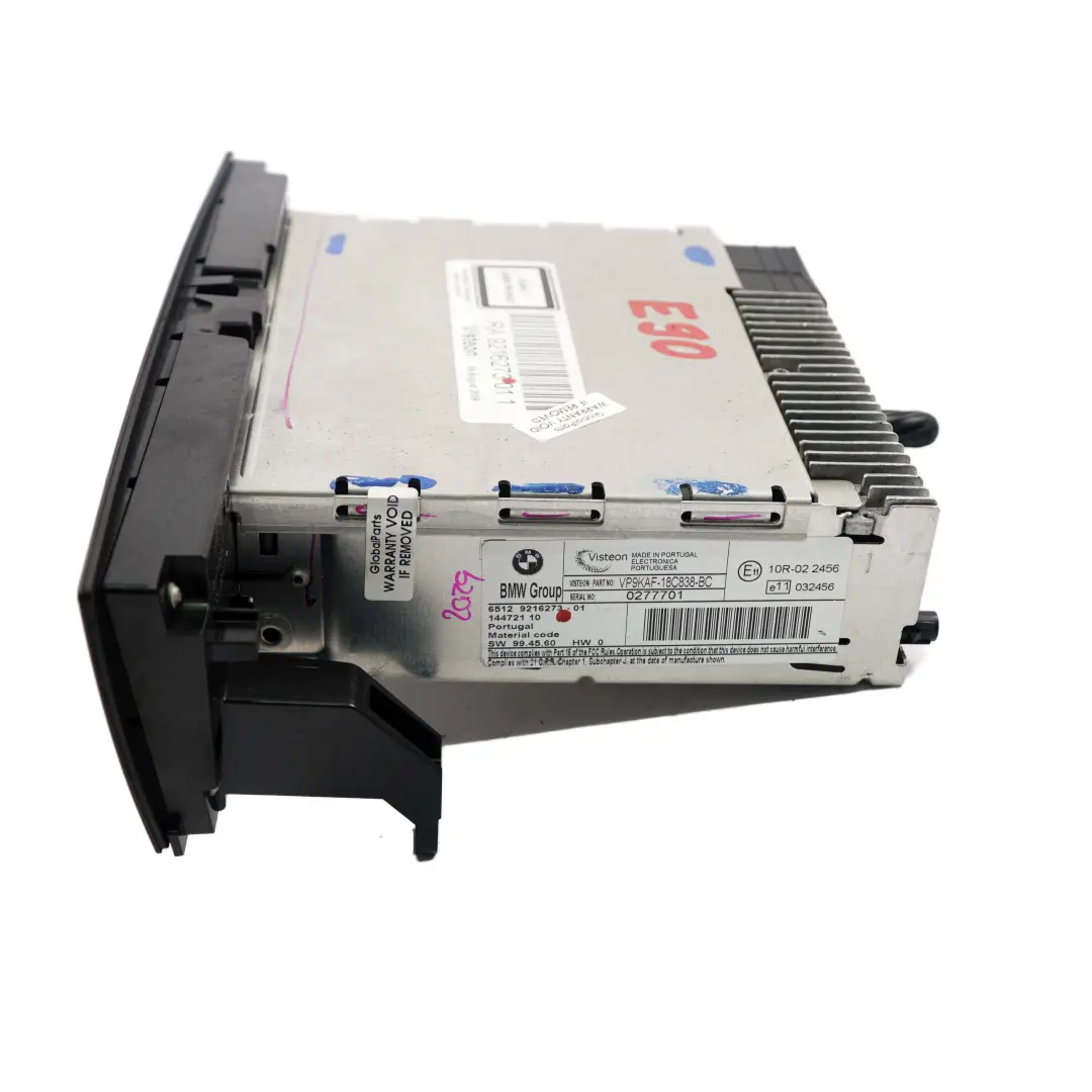 Radio BMW Business CD Player Control Unit to BMW 1 3 E81 E87 E90 E91 with Part number 9216273 BMW 1 3 E81 E87 E90 E91 Radio BMW Business CD Player Control Unit - SKU 9216273 - Part number 9216273