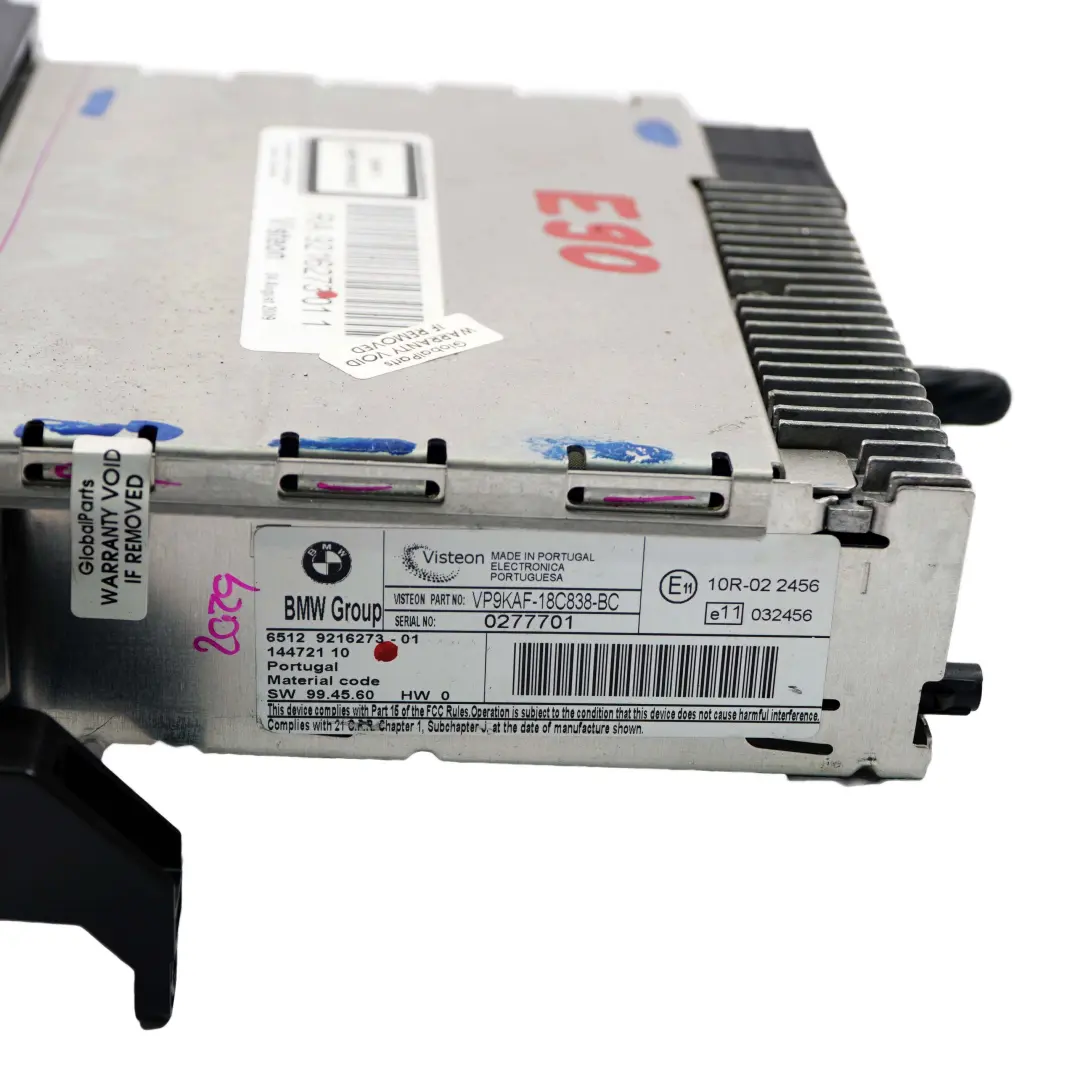 Radio BMW Business CD Unita di Controllo per BMW E81 E87 E90 E91 con numero di parte 9216273 BMW E81 E87 E90 E91 Radio BMW Business CD Unita di Controllo - SKU 9216273 - Numero di parte 9216273