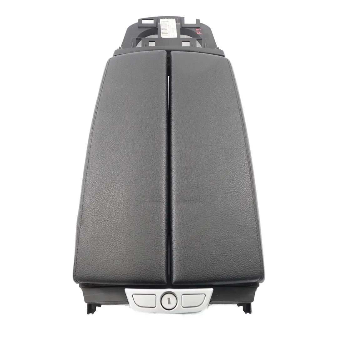 Armrest Centre Console Arm Rest Cover Front Middle Leather Black to BMW F13 with Part number 9216408 BMW F13 Armrest Centre Console Arm Rest Cover Front Middle Leather Black - SKU rhd-9216408 - Part number 9216408