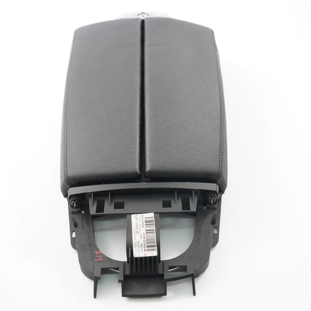 Armrest Centre Console Arm Rest Cover Front Middle Leather Black to BMW F13 with Part number 9216408 BMW F13 Armrest Centre Console Arm Rest Cover Front Middle Leather Black - SKU rhd-9216408 - Part number 9216408