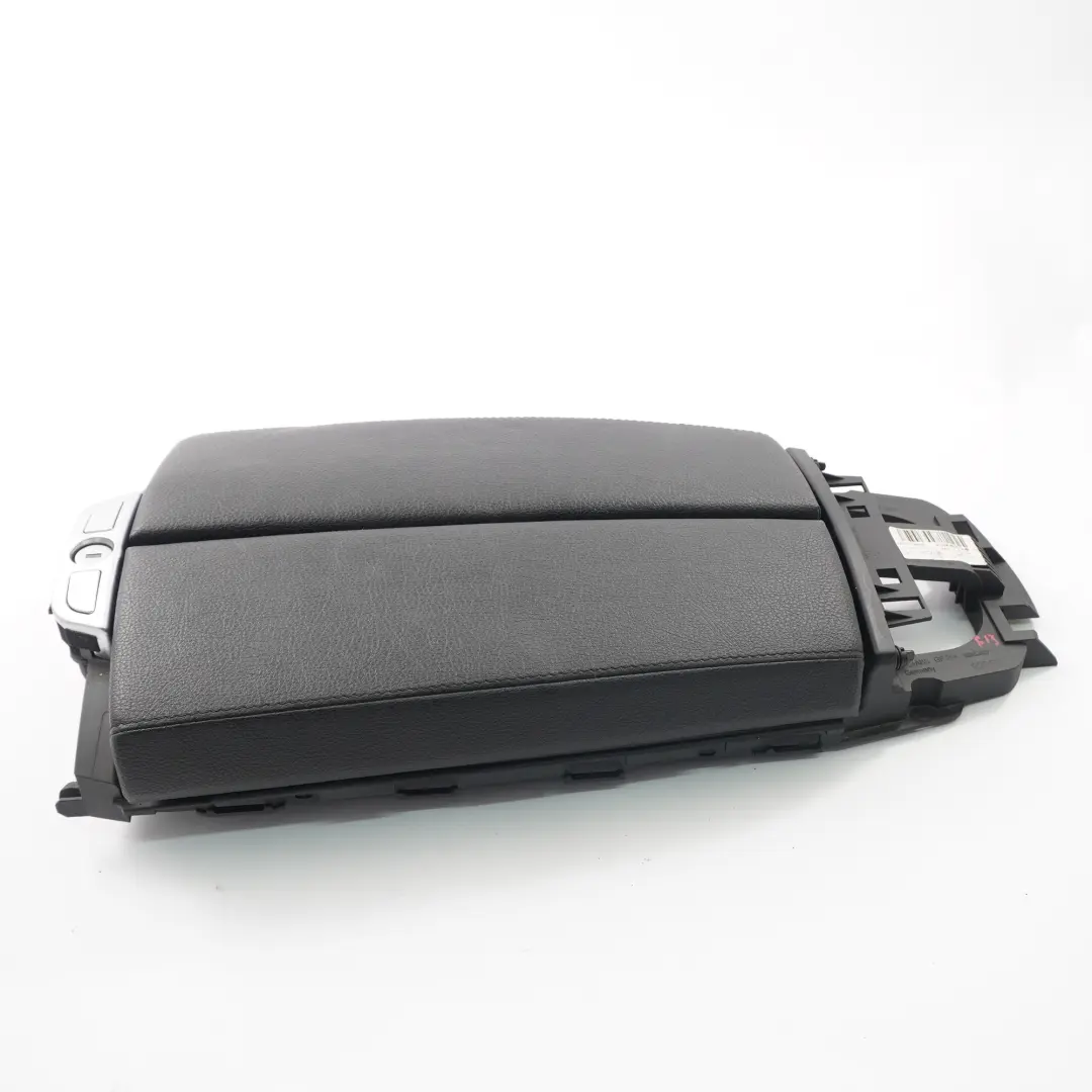 Armrest Centre Console Arm Rest Cover Front Middle Leather Black to BMW F13 with Part number 9216408 BMW F13 Armrest Centre Console Arm Rest Cover Front Middle Leather Black - SKU rhd-9216408 - Part number 9216408