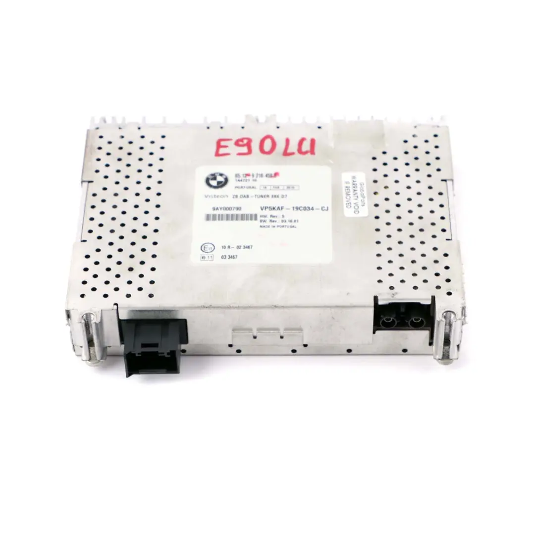 DAB Radio Tuner Modul für BMW 1 3 5 E60 E81 E87 E90 E91 Mini R55 R56 mit Teilenummer 9216459 BMW 1 3 5 E60 E81 E87 E90 E91 Mini R55 R56 DAB Radio Tuner Modul - SKU 9216459 - Teilenummer 9216459