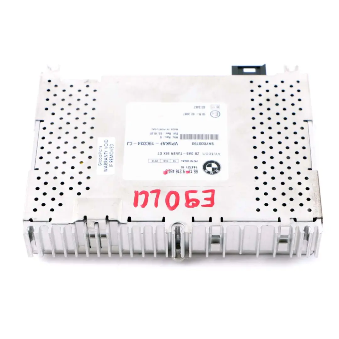 DAB Radio Tuner Module pour BMW 1 3 5 E60 E81 E87 E90 E91 Mini R55 R56 à propos du numéro de pièce 9216459 BMW 1 3 5 E60 E81 E87 E90 E91 Mini R55 R56 DAB Radio Tuner Module - SKU 9216459 - Numéro de pièce 9216459