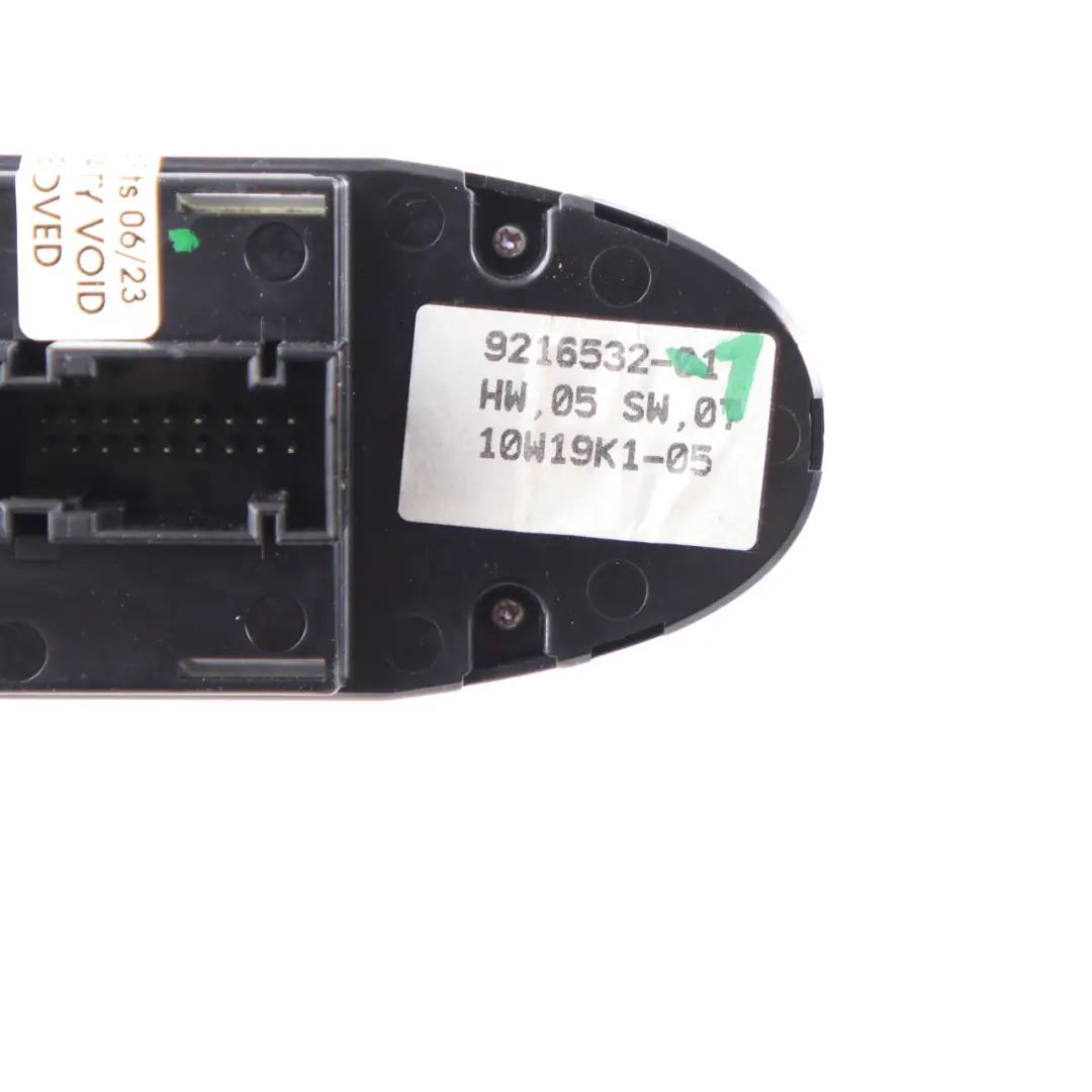  Window Lifter Switch BMW E81 E82 Driver's Side Control Panel Black - SKU 9216532-1 - Part number 9216532