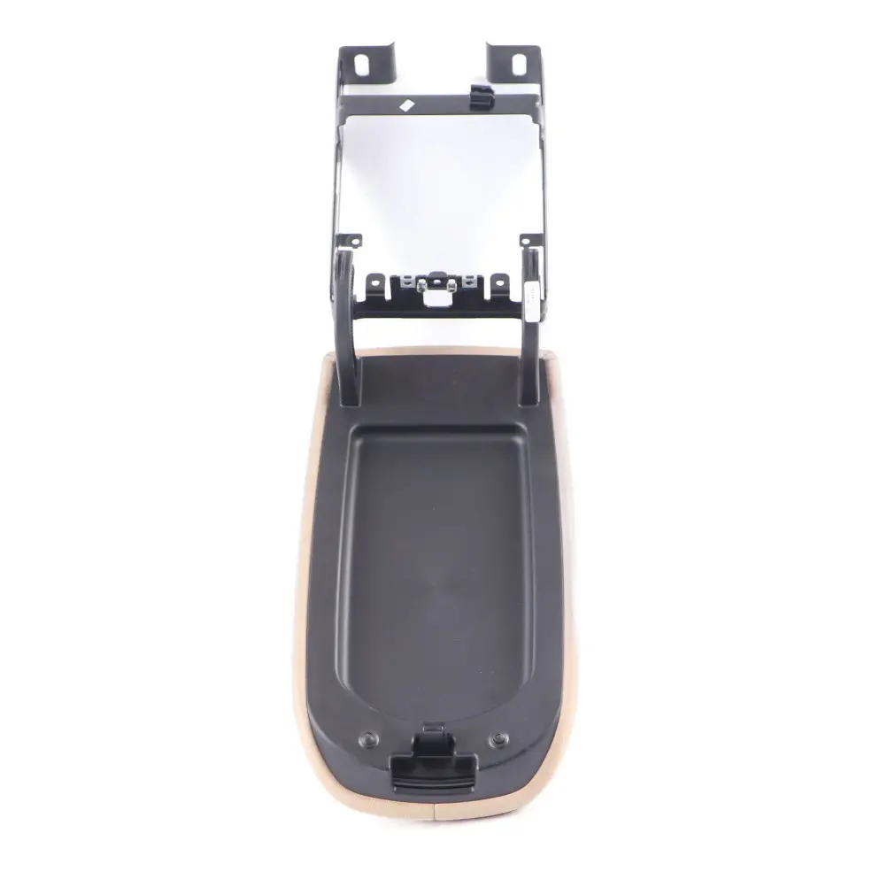 Front Armrest BMW X3 F25 X4 F26 Centre Console Arm Rest Leather Savanna Beige to with Part number 9216670 Front Armrest BMW X3 F25 X4 F26 Centre Console Arm Rest Leather Savanna Beige - SKU 9216670 - Part number 9216670