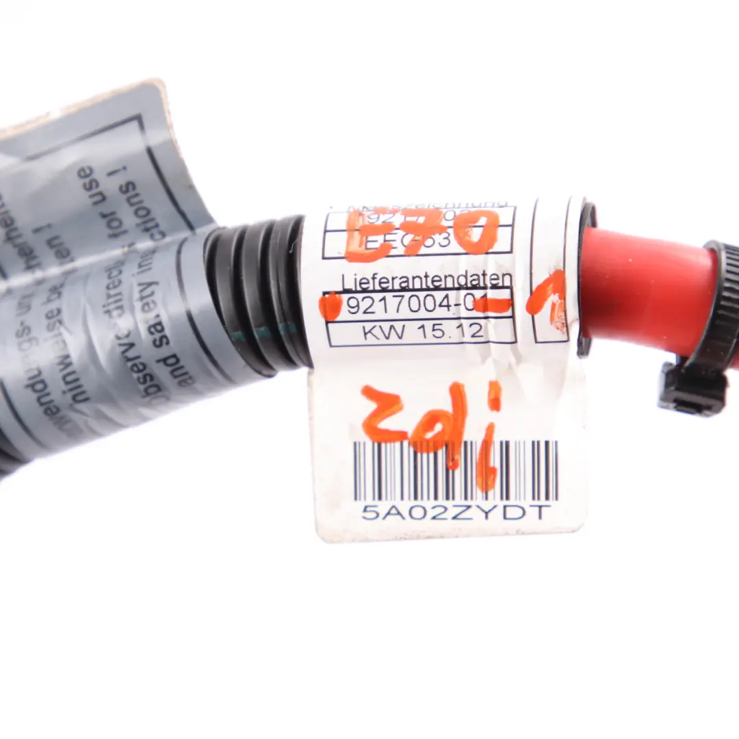 Câble de Batterie Positif Plus Pôle pour BMW X5 X6 E70 E71 à propos du numéro de pièce 9217004 BMW X5 X6 E70 E71 Câble de Batterie Positif Plus Pôle - SKU 9217004-1 - Numéro de pièce 9217004