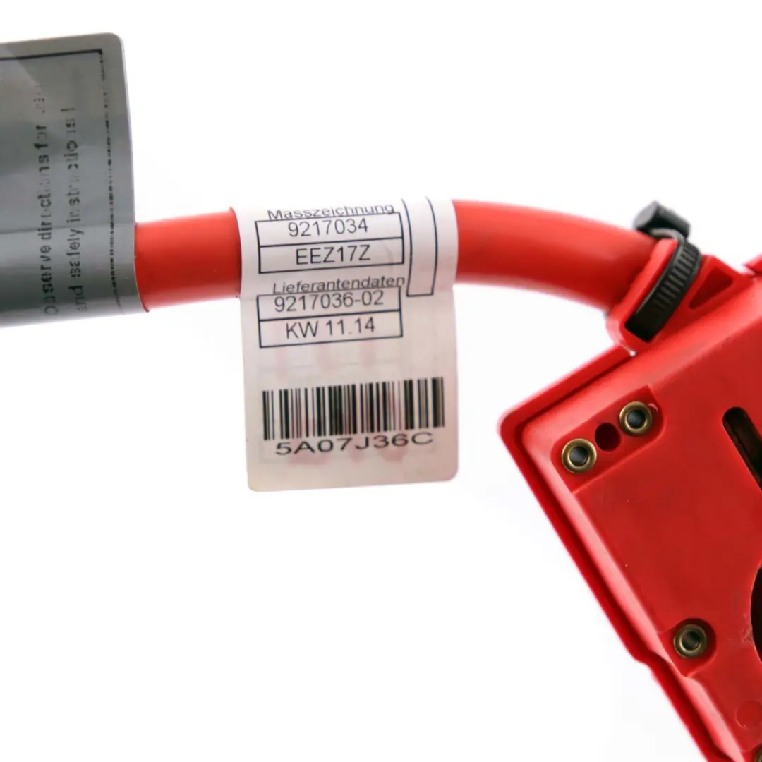 BMW F07 F10 F11 F12 F13 Kabel Klema Pirotechniczna Plusowa - SKU 9217036 - Numer Części 9217036