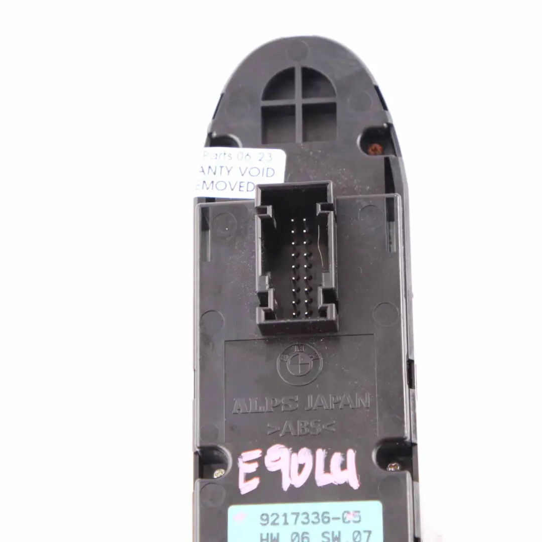  Interrupteur de lève vitre BMW E90 E91 Bouton côté conducteur - SKU 9217336-1 - Numéro de pièce 9217336