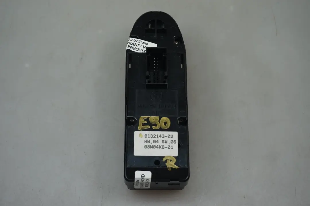  Fensterheber Schalter Panel BMW E90 E91 Heber Fahrerseite Rechts Memory 9132143 - SKU 9217338 - Teilenummer 9217338