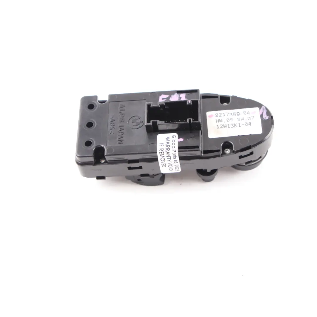BMW E92 Interruptor Elevador Unidad Regulador Ventana Lado Conductor - SKU 9217359-1 - Número de pieza 9217359