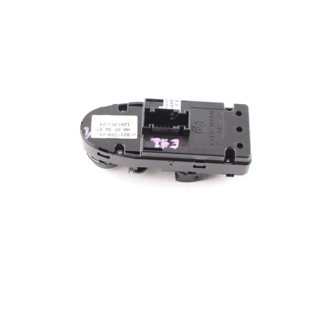BMW E92 Interruptor Elevador Unidad Regulador Ventana Lado Conductor - SKU 9217359-1 - Número de pieza 9217359