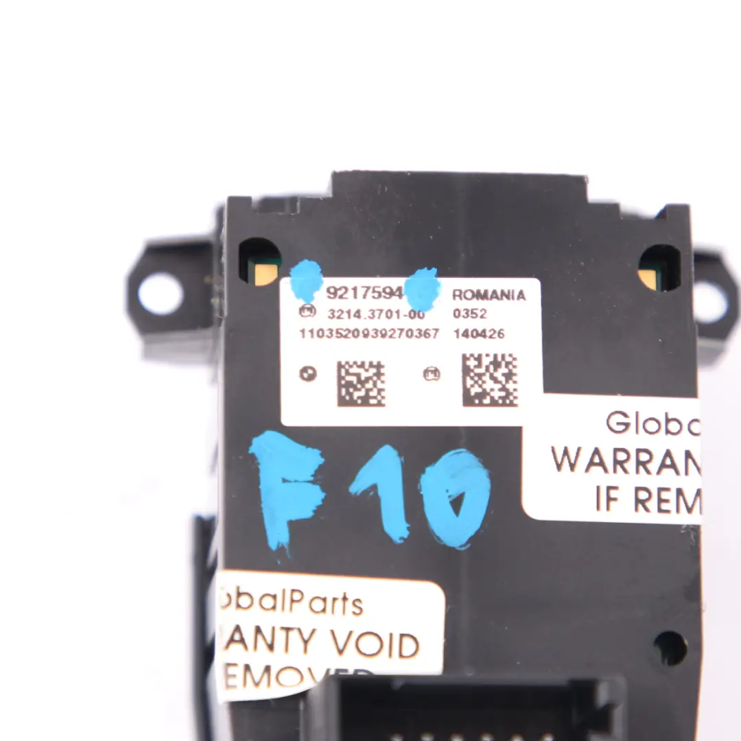  Interrupteur De Stationnement BMW F10 F11 F12 Maintien Automatique Frein - SKU 9217594 - Numéro de pièce 9217594