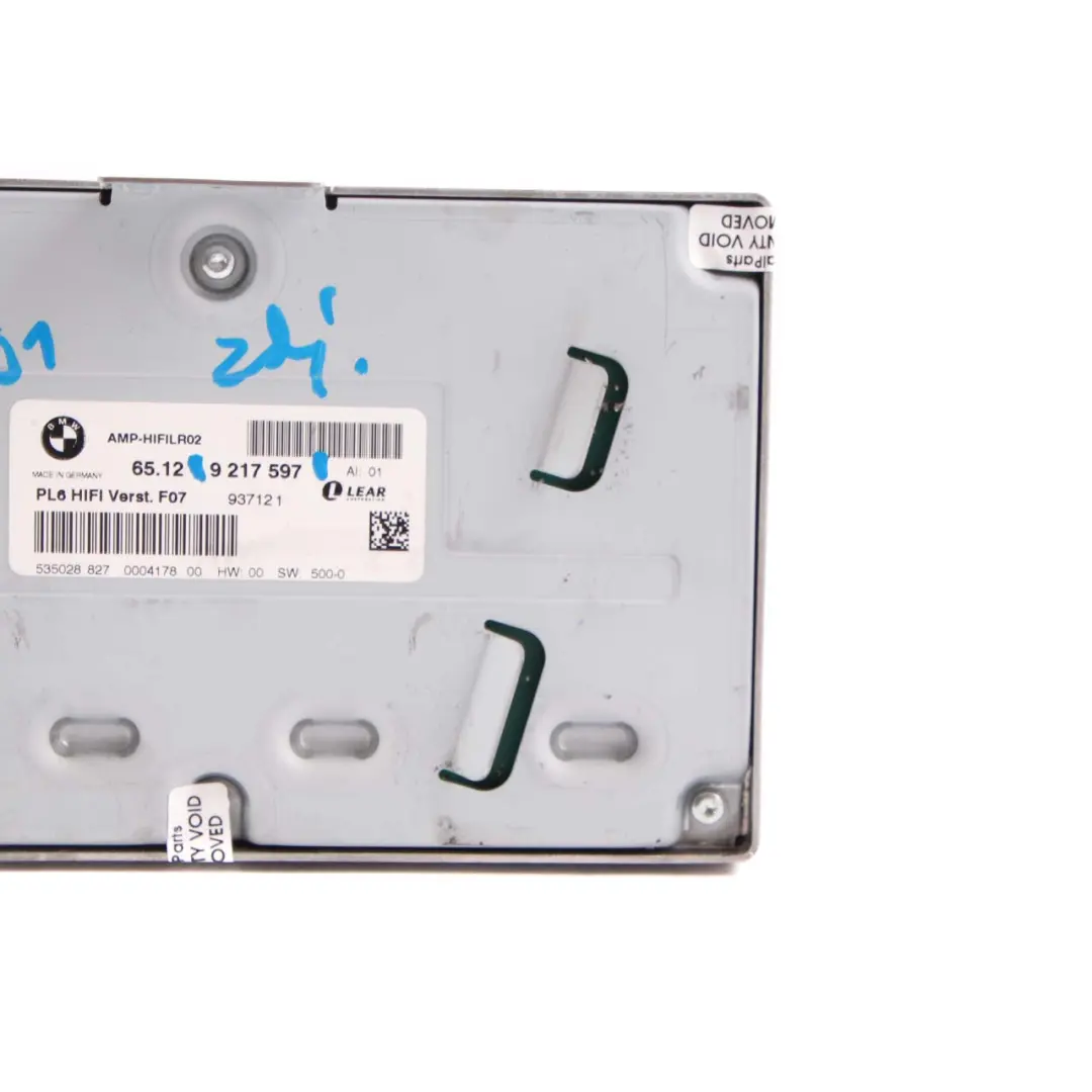 Audio Amplifier BMW F01 F02 F07 Top PL6 HIFI AMP-HIFILR02 Unit to with Part number 9217597 Audio Amplifier BMW F01 F02 F07 Top PL6 HIFI AMP-HIFILR02 Unit - SKU 9217597 - Part number 9217597