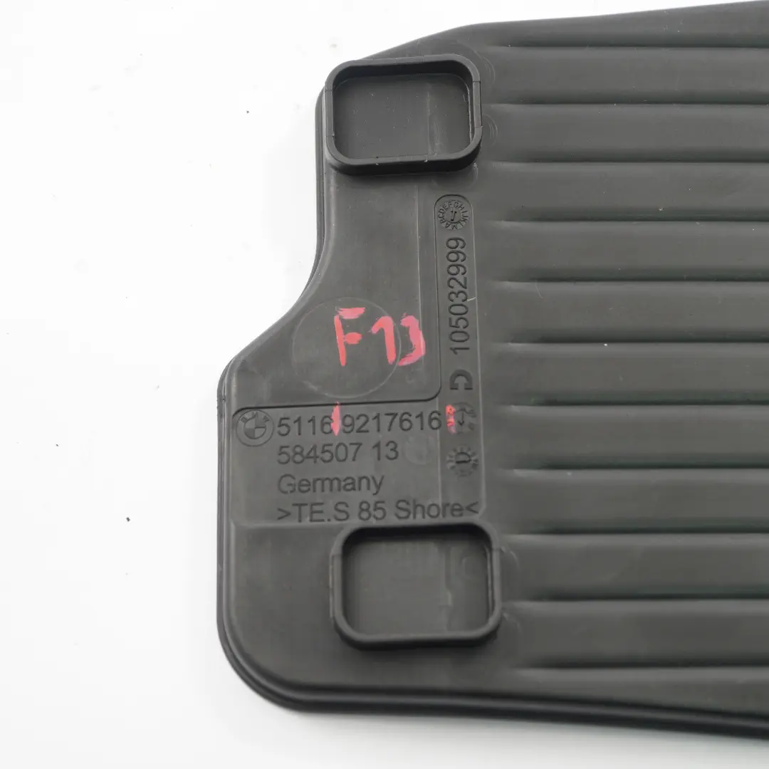  Matt BMW F13 F12 Centre Console Rear Storage Matt Insert Black - SKU 9217616 - Part number 9217616