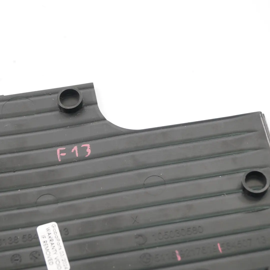  Matt BMW F13 F12 Centre Console Front Storage Matt Insert Black - SKU 9217619 - Part number 9217619