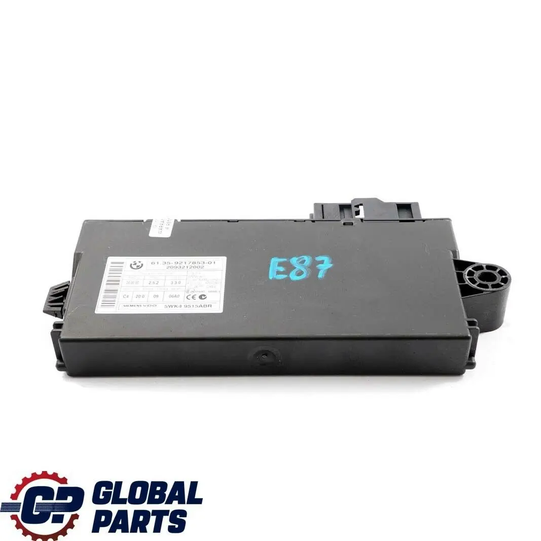 BMW 1 3 5 Serie E60 E87 E90 No Cas 3 ecu Appare de Commande - SKU 9217853 - Numéro de pièce 9217853