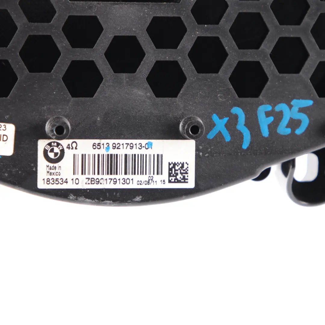 Subwoofer centrale Altoparlante basso Woofer Audio per BMW X5 E70 X3 F25 con numero di parte 9217913 BMW X5 E70 X3 F25 Subwoofer centrale Altoparlante basso Woofer Audio - SKU 9217913 - Numero di parte 9217913